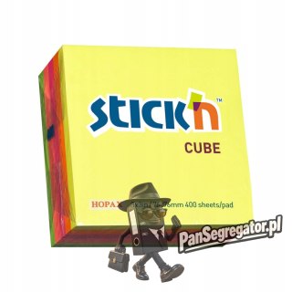 Bloczek STICK`N 76x76mm 400k mix 5 kolorów neonowych 21012