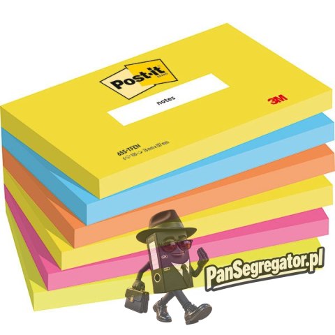 Bloczek samoprzylepny 127x76mm 100k (6szt) paleta energetyczna POST-IT 655-TFEN FT510283557 3M