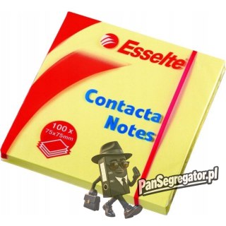 Bloczek samoprzylepny 75x75mm 100k żółty ESSELTE 83003