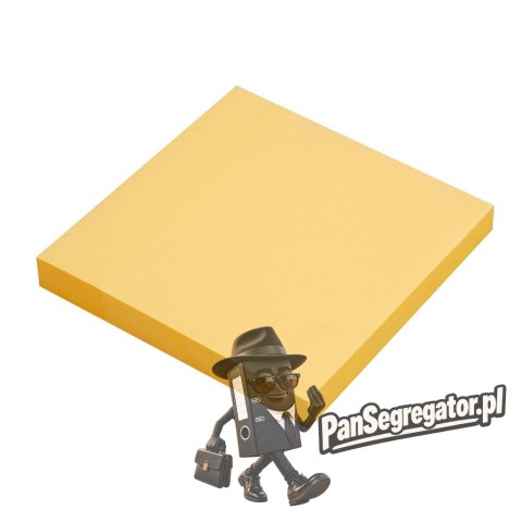 Bloczek samoprzylepny 75x75mm 100k żółty MB103-06-100 MEMOBE