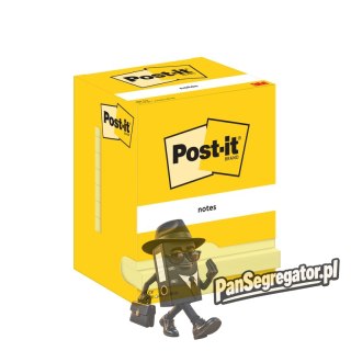 Bloczek samoprzylepny 76x127mm żółty 12x100 kartek 657 POST-IT 7100290168 3M