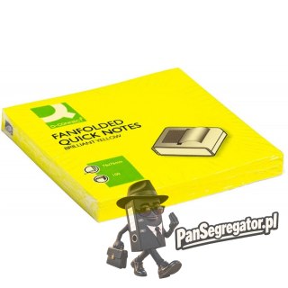 Bloczek samoprzylepny 76x76mm 100k żółty neonowy Z-NOTES KF16575 Q-CONNECT