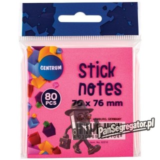 Bloczek samoprzylepny 76x76mm 80k mix kolorów 82210 CENTRUM