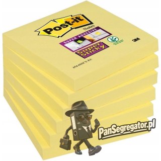 Bloczek samoprzylepny POST-IT 76x76mm 90kartek żółty Super Sticky 70005197911 3M