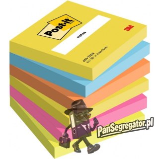 Bloczek samoprzylepny POST-IT 76x76mm mix kolorów 100 kartek 7100317840 3M
