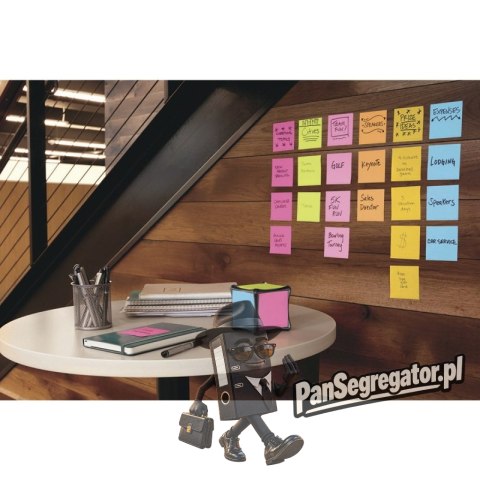 Bloczek samoprzylepny POST-IT 76x76mm mix kolorów 100 kartek 7100317840 3M