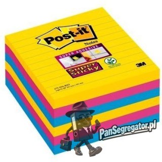 Bloczki 3M POST-IT 101x101mm linia CARNIVAL 6x90k Super Sticky l70005271989