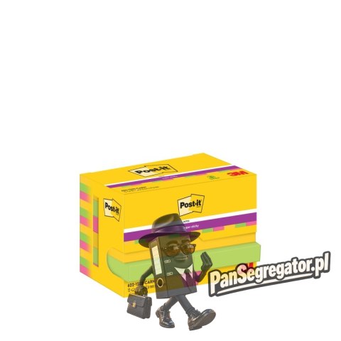 Bloczki samoprzylepne POST-IT Super Sticky, 47,6 x47,6mm 12x90kart. CARNIVAL 3M4064035065744