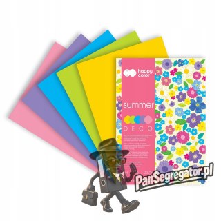 Blok A4 20k 170g 5 kolorów DECO SUMMER HA 3817 2030-120 HAPPY COLOR