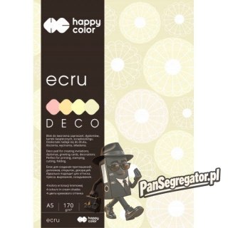 Blok A5 20k 4 kolory DECO ECRU HA 3717 1520-092 HAPPY COLOR