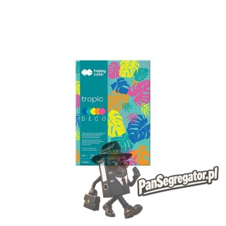 Blok DECO TROPIC A4 20k 170g 5 kolorów HA 3817 2030 HAPPY COLOR
