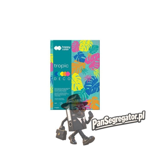 Blok DECO TROPIC A4 20k 170g 5 kolorów HA 3817 2030 HAPPY COLOR