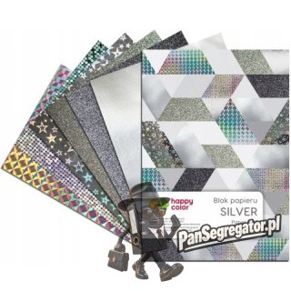 Blok SILVER A4 10k 150-230g HAPPY COLOR HA 3820 2030-MS