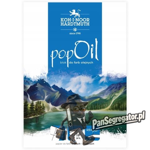 Blok malarski A4 250g. 10 arkuszy POPOIL BLO-OIA4PO KOH-I-NOOR