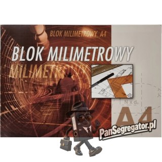 Blok milimetrowy A4 20k KRESKA