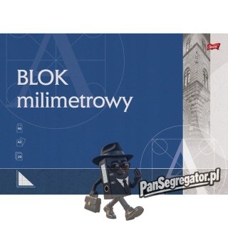 Blok milimetrowy Papier A3 20 kartek 90g UNIPAP