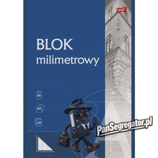 Blok milimetrowy Papier A4 20 kartek 90g UNIPAP