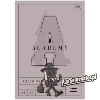 Blok rysunkowy A3 20 100g ACADEMY