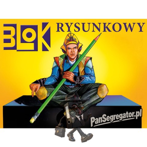Blok rysunkowy A3 20k biały KRESKA