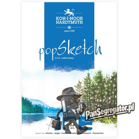 Blok szkicowy A4 20k 110g POP SKETCH 9920001 KOH-I-NOOR