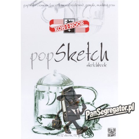 Blok szkicowy POP SKETCH A4 50ark.100g BLO-SZPOA4-00104 KOH-I-NOOR
