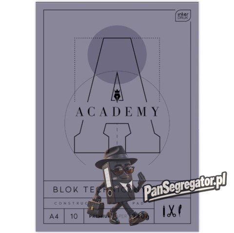 Blok techniczny A4 10 240g ACADEMY
