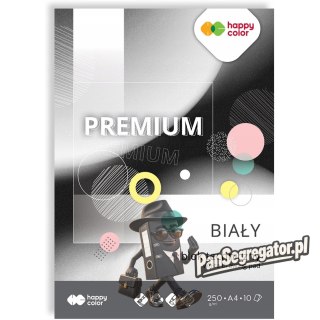 Blok techniczny A4 10k 250g biały PREMIUM HA 3725 2030-0 HAPPY COLOR