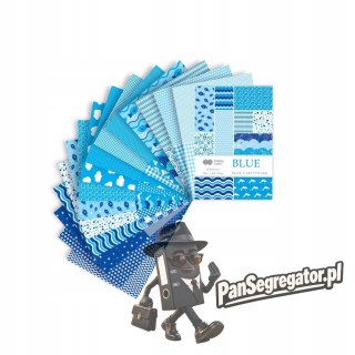 Blok z motywami A4 15k BLUE 30 motywów HA3808 2030-B HAPPY COLOR