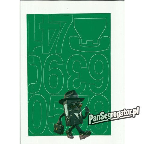 CYFRY samoprzylepne 8cm (8) białe ARTDRUK