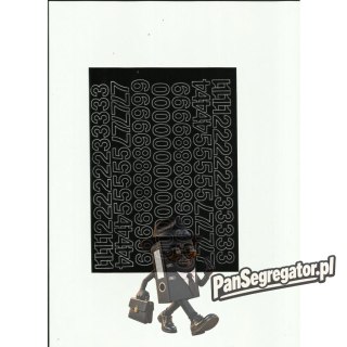 Cyfry samoprzylepne 1,5cm (8) jasne żółte ARTDRUK