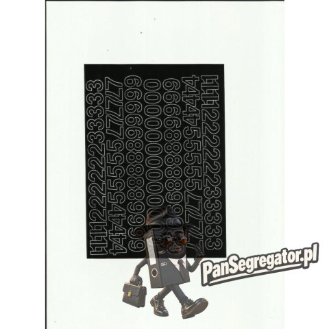 Cyfry samoprzylepne 1,5cm (8) jasne żółte ARTDRUK