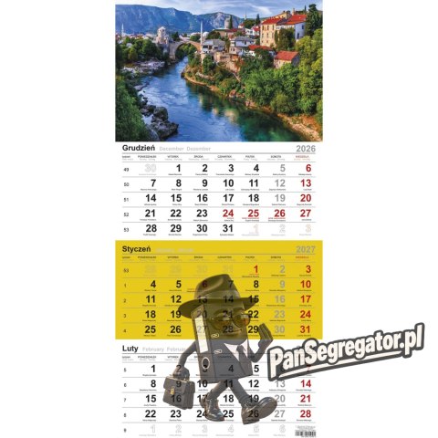 Kalendarz trójdzielny(H) RZEKA T-106T-08 Michalczyk i Prokop