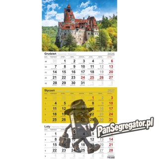 Kalendarz trójdzielny(H) ZAMEK T-106T-07 Michalczyk i Prokop