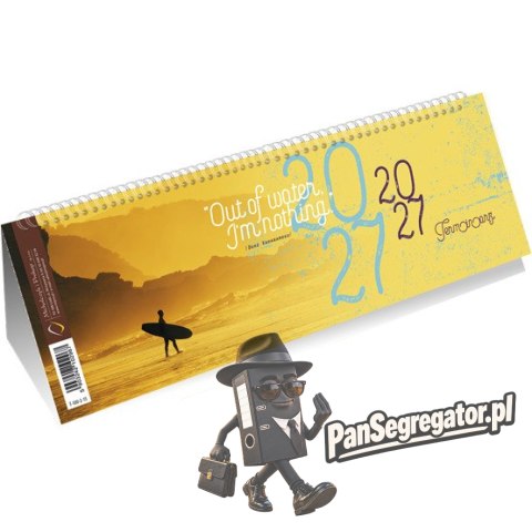 Kalendarz ze spiralką poziomy 2027 T-100-2-15 Michalczyk i Prokop