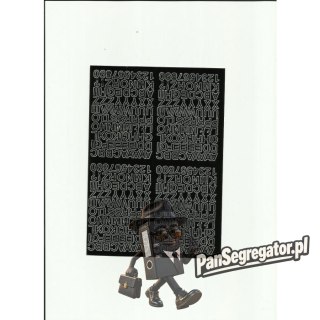 LITERY samoprzylepne 0.7cm (8) zielone ARTDRUK