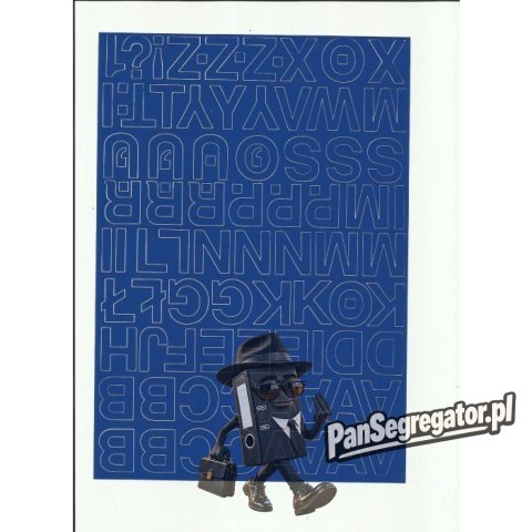 LITERY samoprzylepne 2.5cm (8) białe ARTDRUK