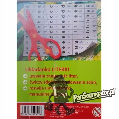 Literki UKŁADANKA klasa 0-2 MAG PLAST