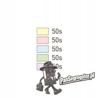 Notes sześciokąt, 61X70MM, MIX 5 KOL. pastelowych 250KART 21826 STICK`N
