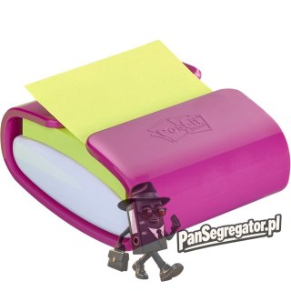 Podajnik do bloczków POST-IT Z-Notes PRO fioletowy + bloczek 76x76mm XA006502133