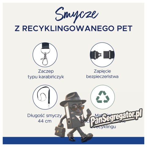 Smycz z karabińczykiem (10 sztuk) 440x20mm kwiaty R4828F AVERY