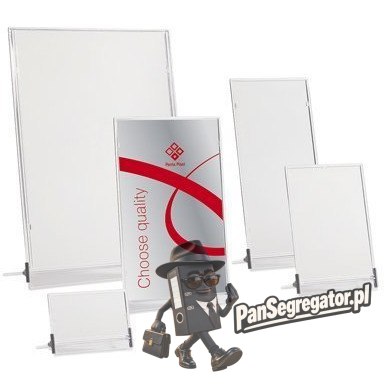 Tabliczka stojąca jednostronna 11x15cm 0403-0006-00 PANTA PLAST