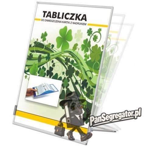 Tabliczka stojąca jednostronna 15x23cm 0403-0008-00 PANTA PLAST