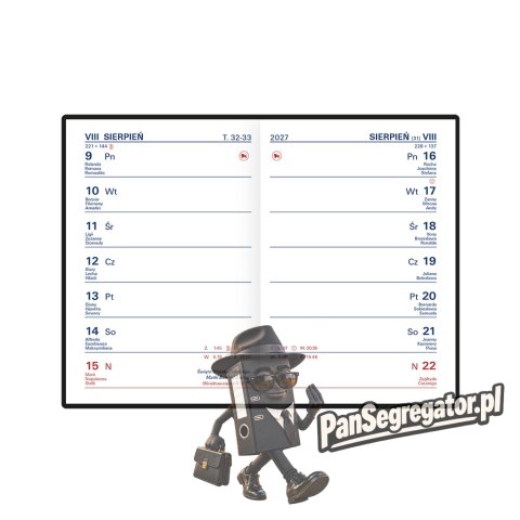 Kalendarz TIK kieszonkowy K1 82x120mm 2027 TELEGRAPH