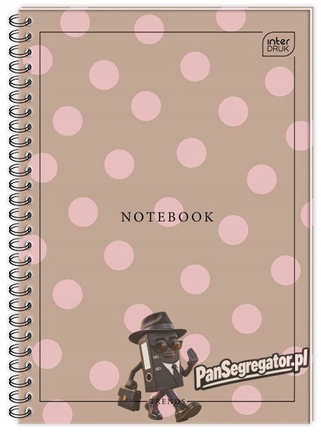 Kołobrulion A4 160k kratka kolorowy margines INTERDRUK