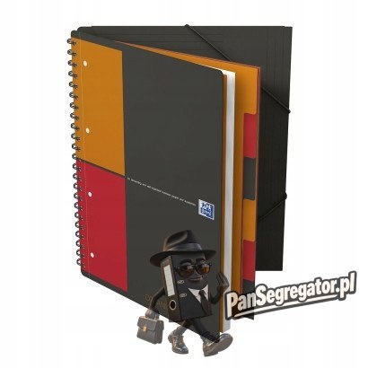 Kołonotatnik A4+ 80k kratka OXFORD Organiserbook International 100102777
