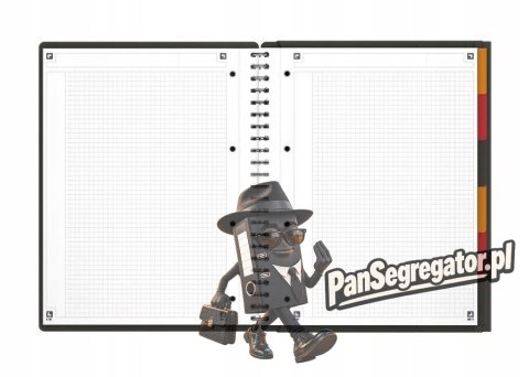 Kołonotatnik A4+ 80k kratka OXFORD Organiserbook International 100102777