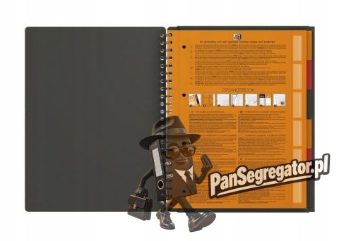Kołonotatnik A4+ 80k kratka OXFORD Organiserbook International 100102777