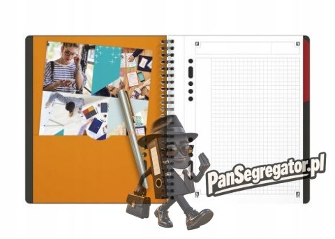 Kołonotatnik A5 80k kratka PP OXFORD Activebook International 100102880