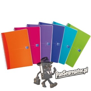 Kołonotatnik A5 90k PP OXFORD MY COLOURS kratka 100102483