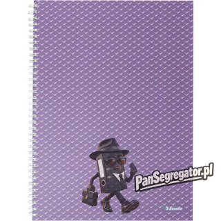 Kołonotatnik Colour`Breeze A4 w kratkę lawendowy 628479 ESSELTE